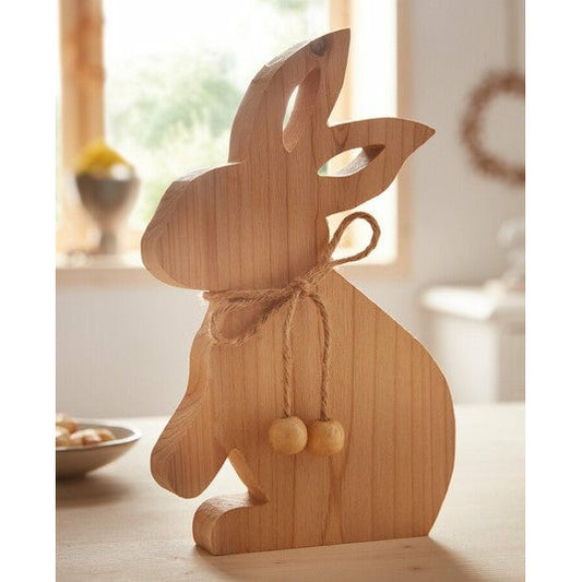 Holzdekoration Osterhase