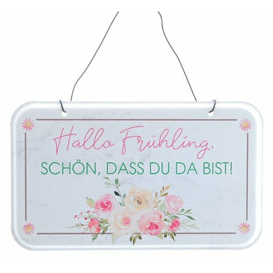 Schild Frühling